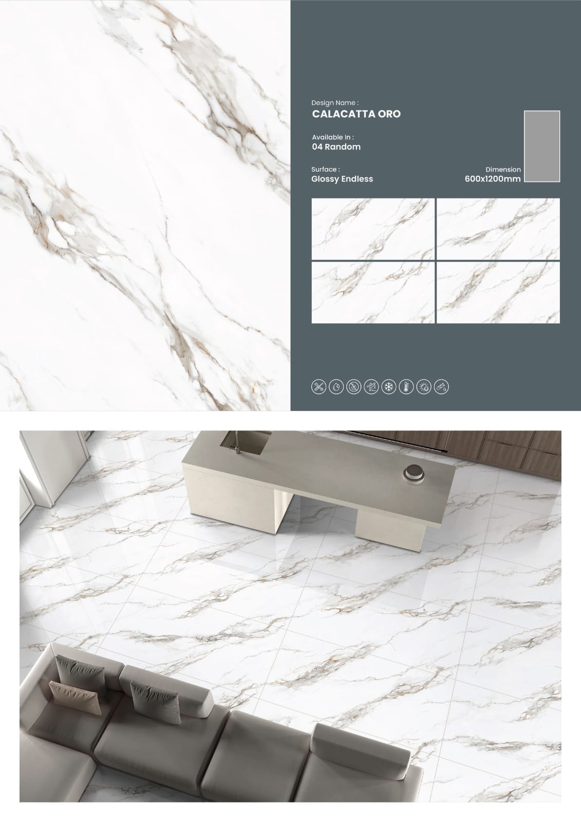 600*1200 Glazed Vitrified Tiles