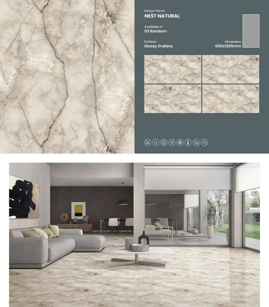 600*1200 Glazed Vitrified Tiles