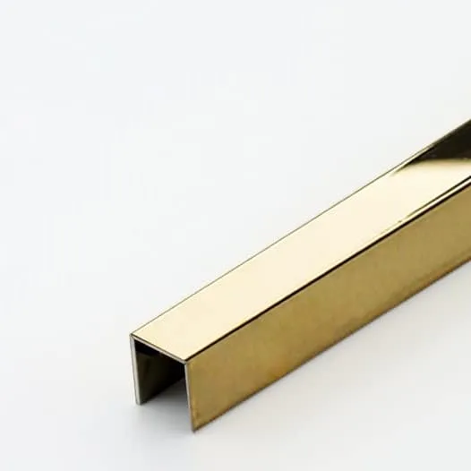 Golden U Brass 10 mm