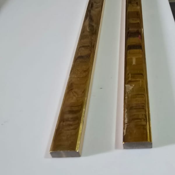 Golden Flat Patti 20 mm