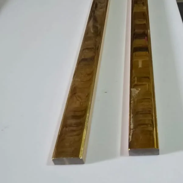 Golden Flat Patti 20 mm