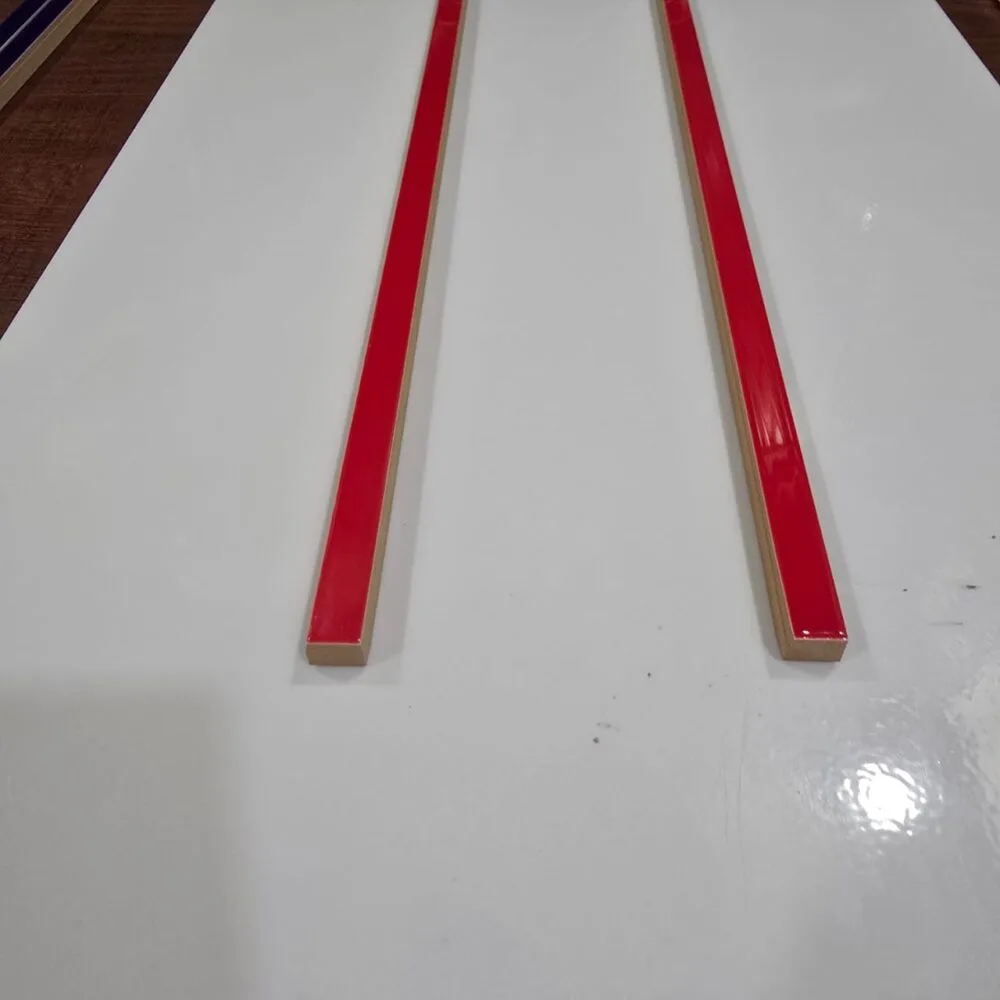 Red Flat Patti 10 mm